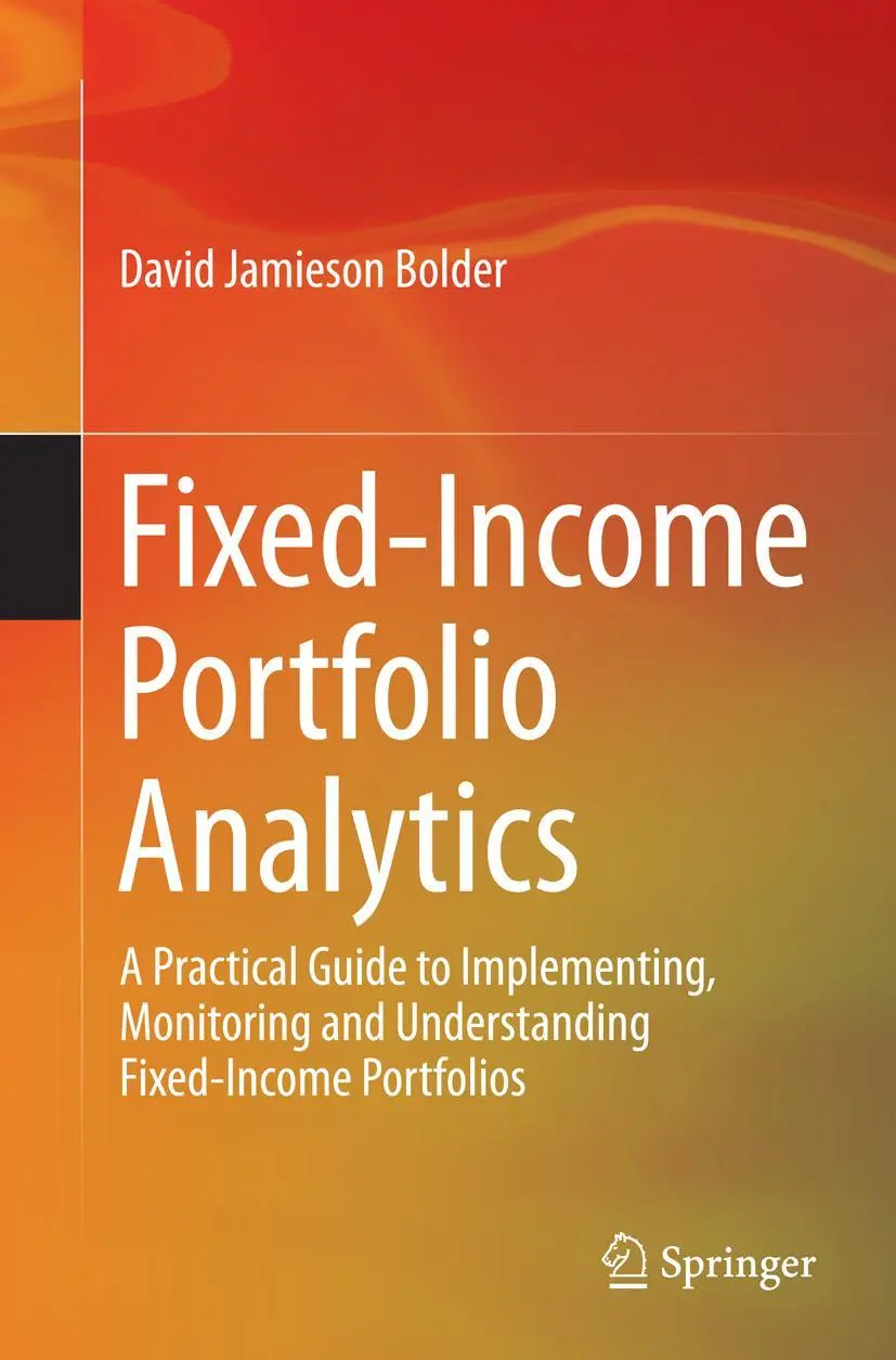 Cover: 9783319365442 | Fixed-Income Portfolio Analytics | David Jamieson Bolder | Taschenbuch