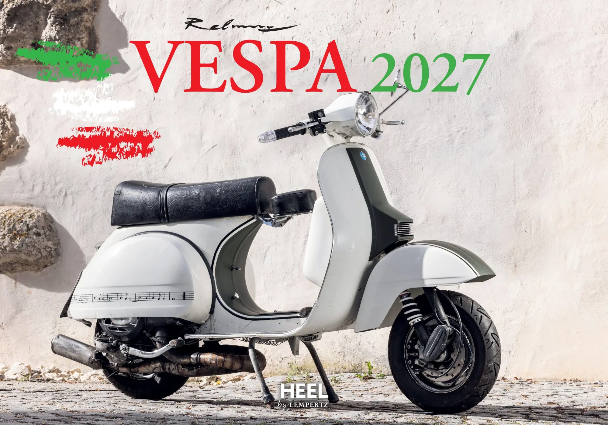 Cover: 9783960585442 | Vespa Kalender 2027 | La Dolce Vita auf zwei Rädern. Roller Kalender