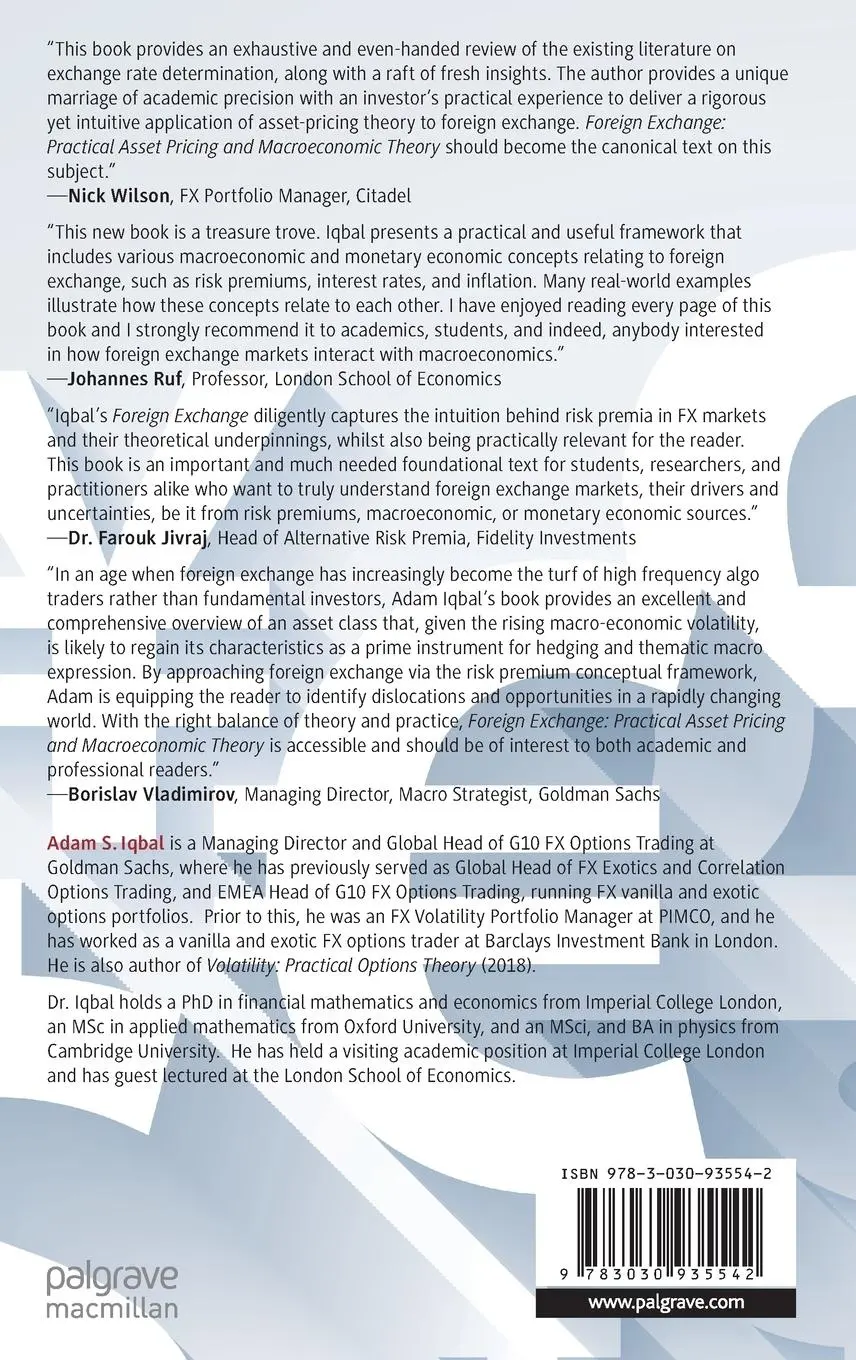 Rückseite: 9783030935542 | Foreign Exchange | Practical Asset Pricing and Macroeconomic Theory