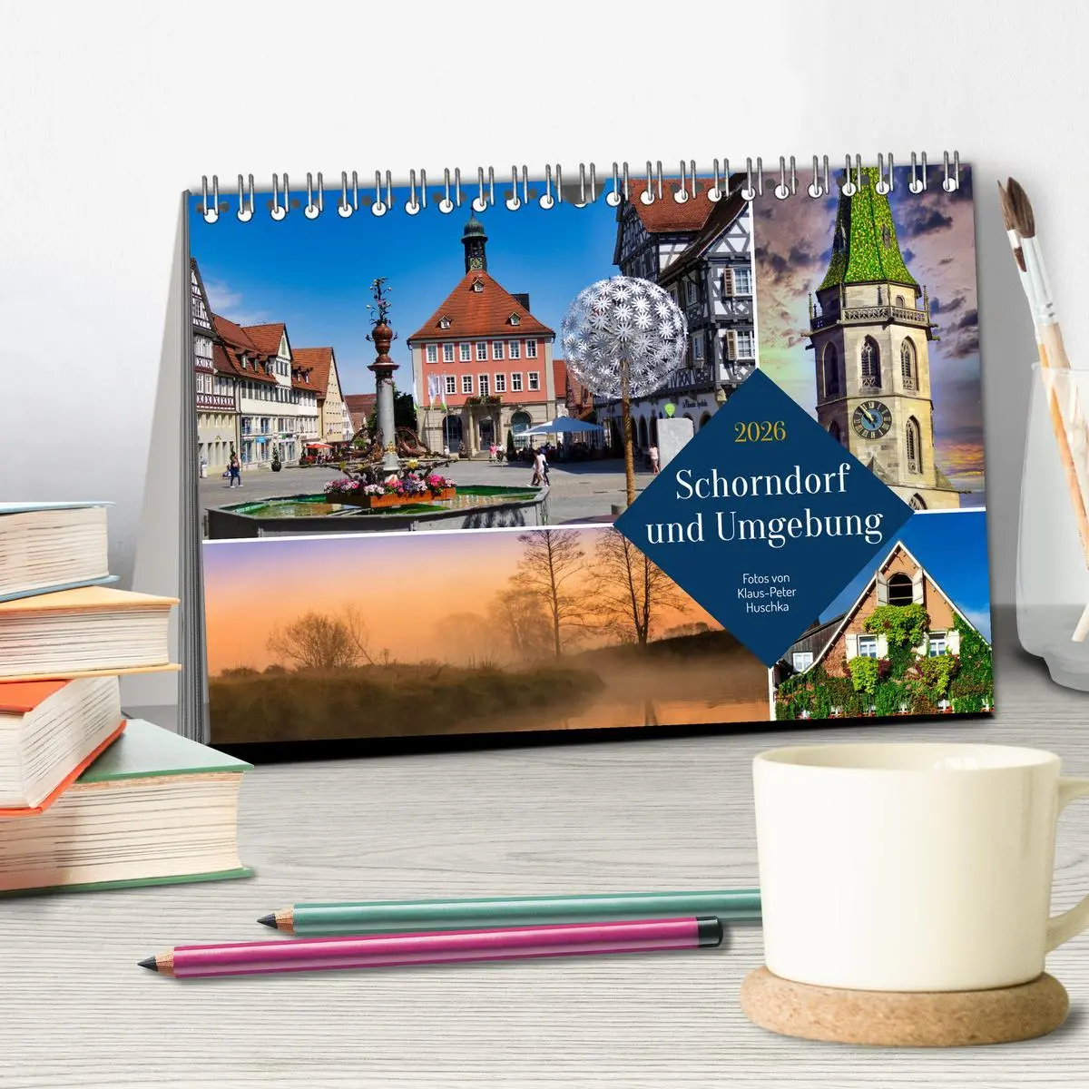 Bild: 9783457585542 | Schorndorf und Umgebung (Tischkalender 2026 DIN A5 quer), CALVENDO...