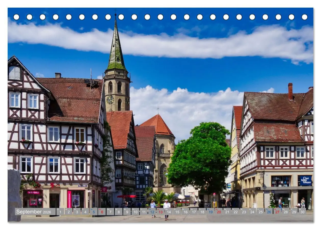 Bild: 9783457585542 | Schorndorf und Umgebung (Tischkalender 2026 DIN A5 quer), CALVENDO...