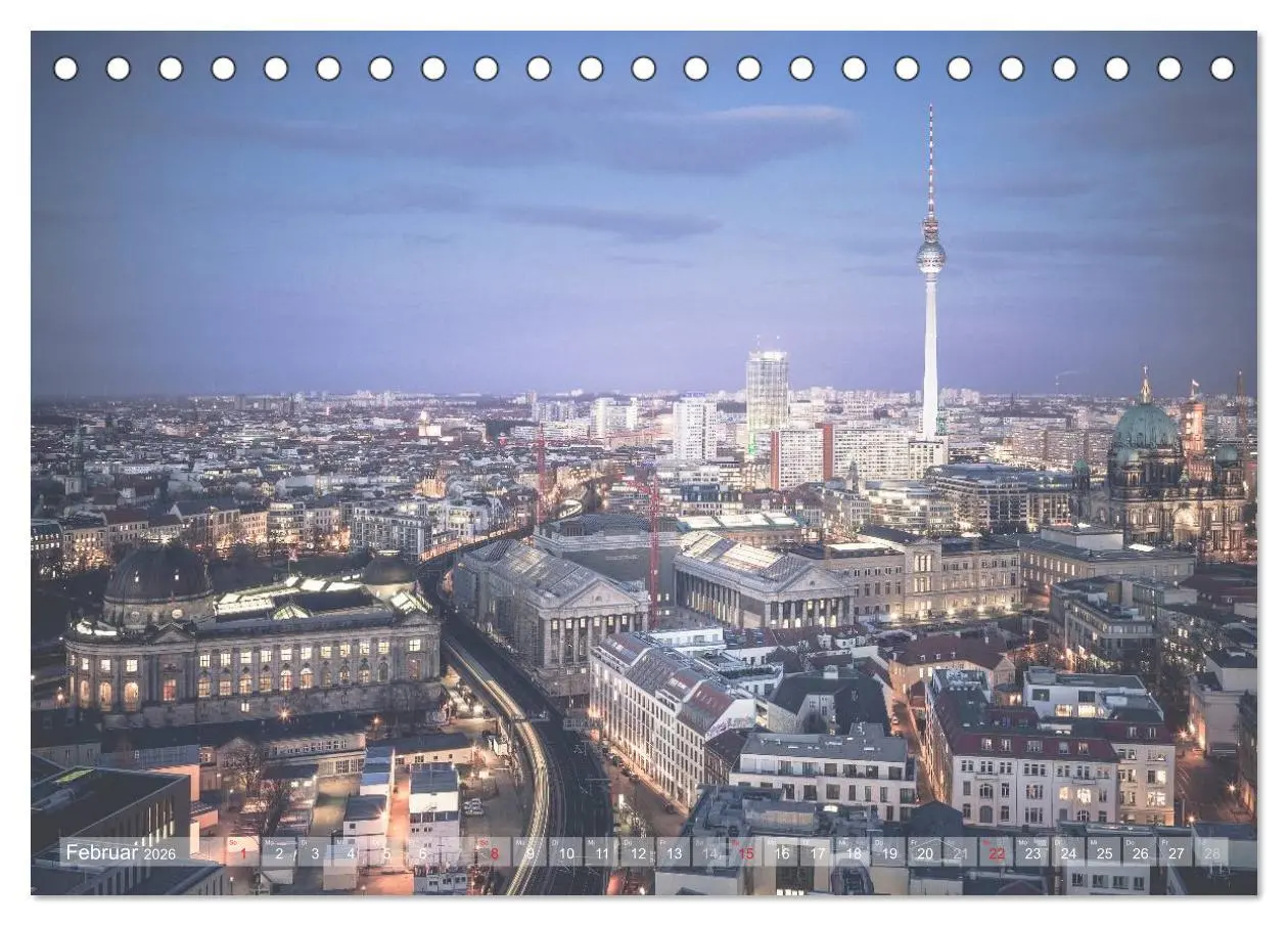 Bild: 9783516055542 | Berlin Citylights (Tischkalender 2026 DIN A5 quer), CALVENDO...