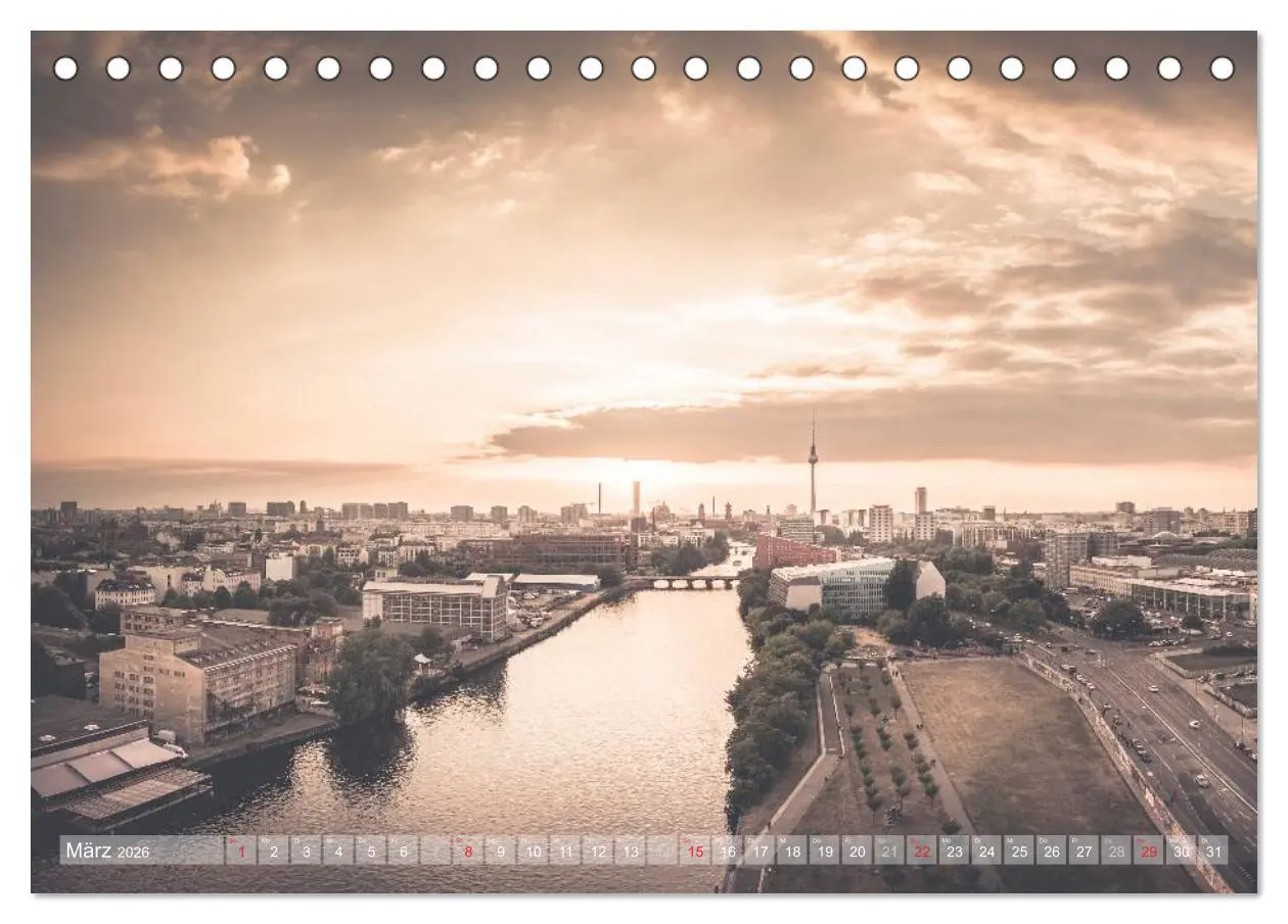 Bild: 9783516055542 | Berlin Citylights (Tischkalender 2026 DIN A5 quer), CALVENDO...