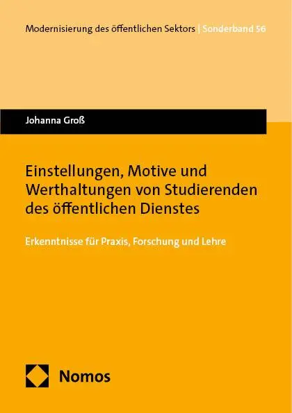 Cover: 9783756015542 | Einstellungen, Motive und Werthaltungen von Studierenden des...
