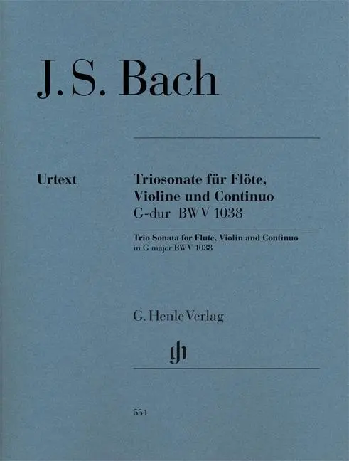 Cover: 9790201805542 | Trio Sonata In G BWV 1038 | Besetzung: Triosonaten | Wollny (u. a.)