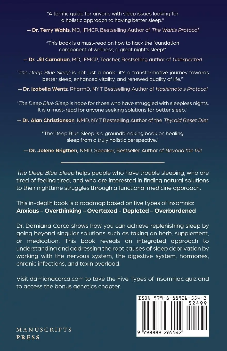 Rückseite: 9798889265542 | The Deep Blue Sleep | Damiana Corca | Taschenbuch | Englisch | 2023