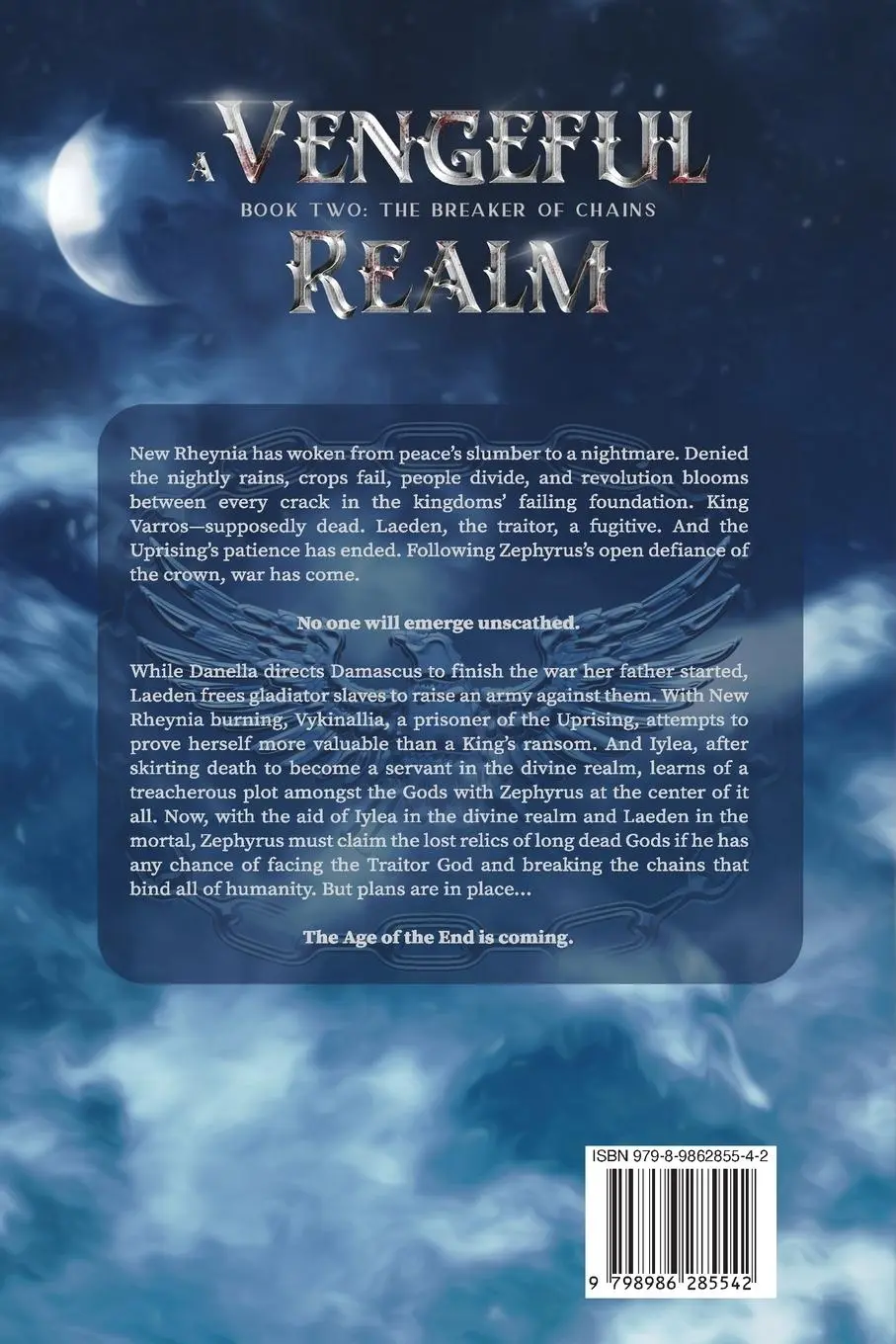 Rückseite: 9798986285542 | A Vengeful Realm | The Breaker of Chains - Book 2 | Tim Facciola