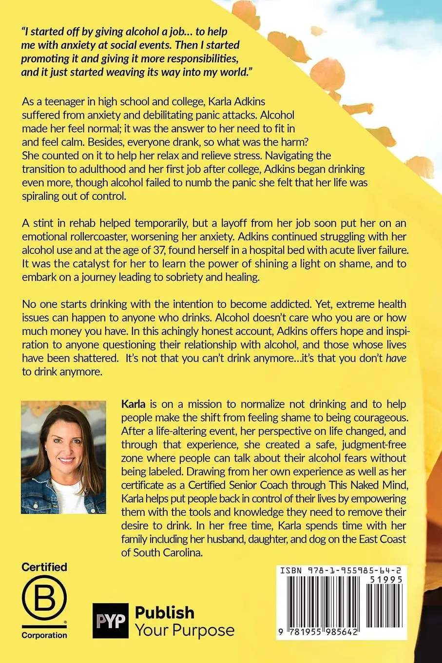 Rückseite: 9781955985642 | And She Came Tumbling Down | Karla Adkins | Taschenbuch | Englisch