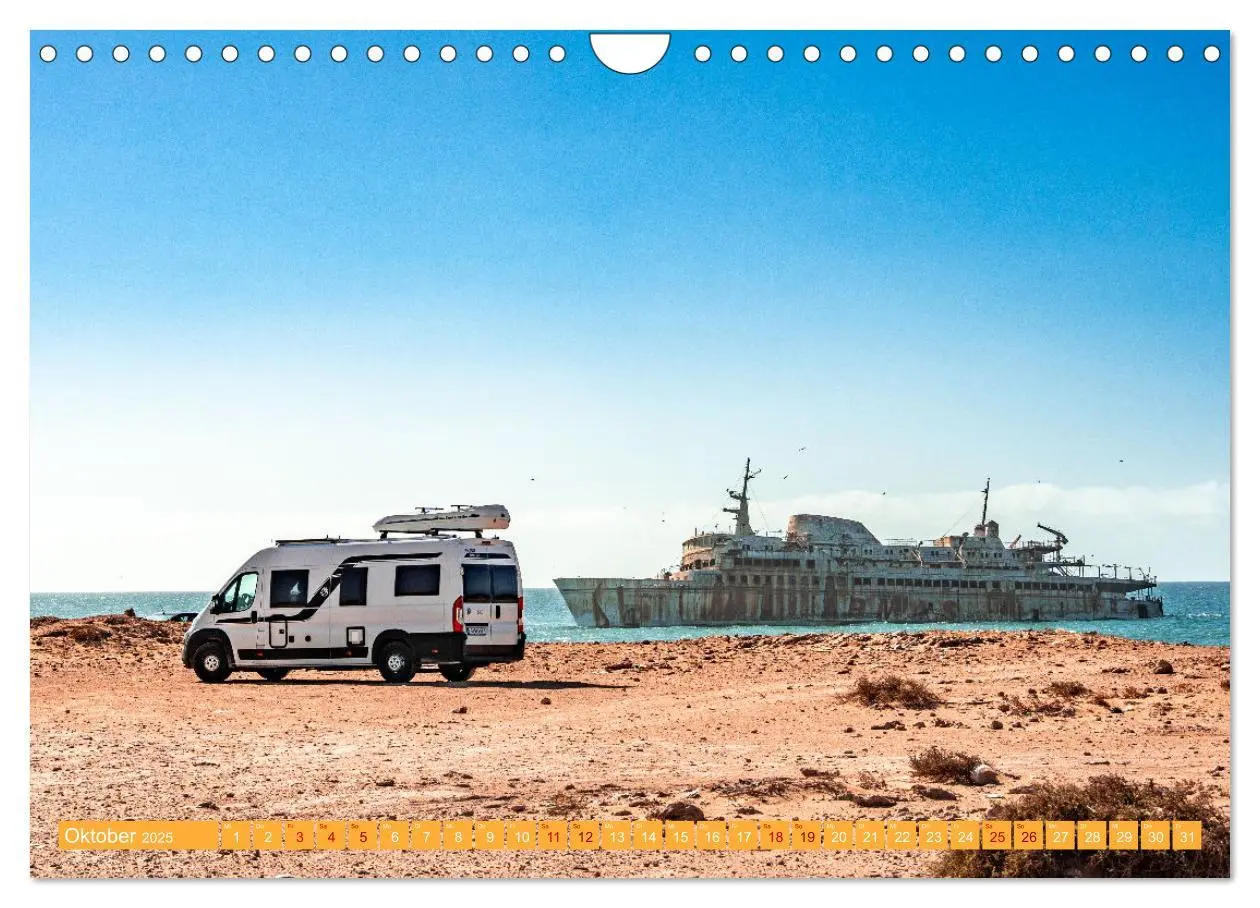 Bild: 9783457195642 | MAROKKO per WOHNMOBIL (Wandkalender 2025 DIN A4 quer), CALVENDO...