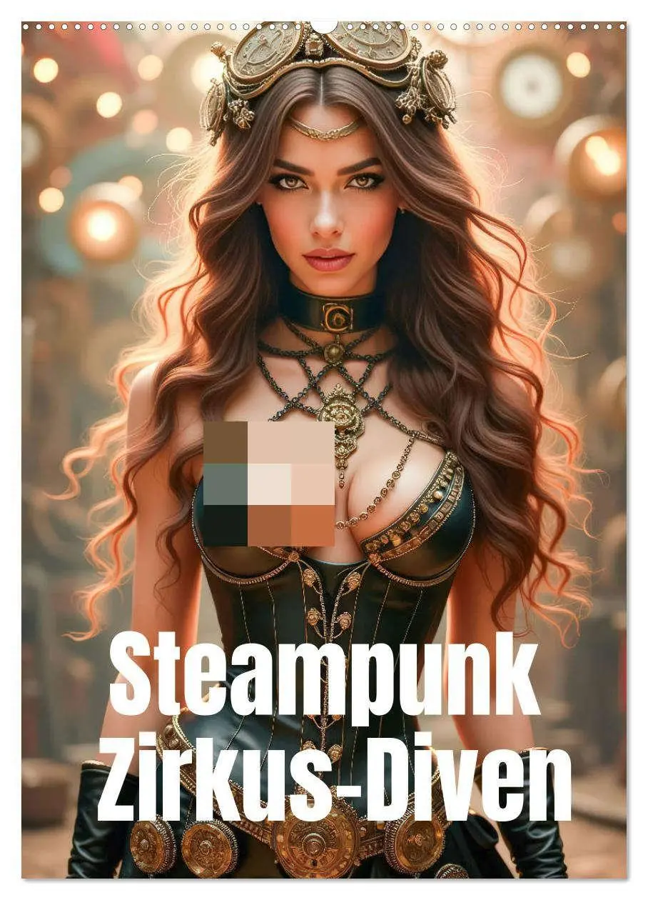Cover: 9783457265642 | Steampunk Zirkus-Diven (Wandkalender 2026 DIN A2 hoch), CALVENDO...