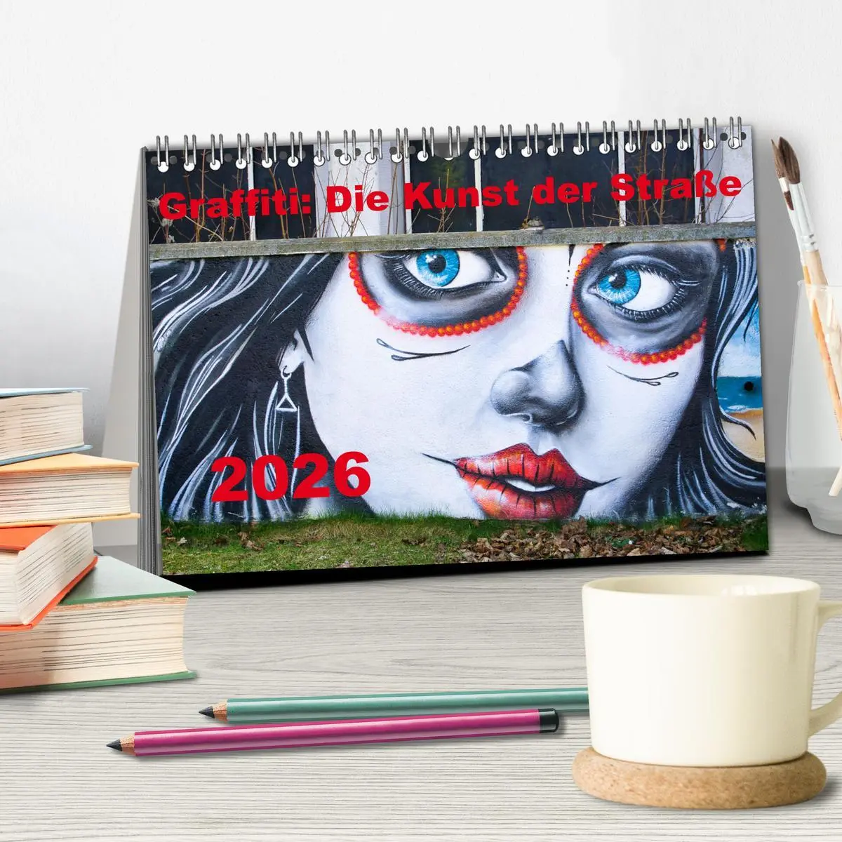 Bild: 9783457645642 | Graffiti: Die Kunst der Straße (Tischkalender 2026 DIN A5 quer),...