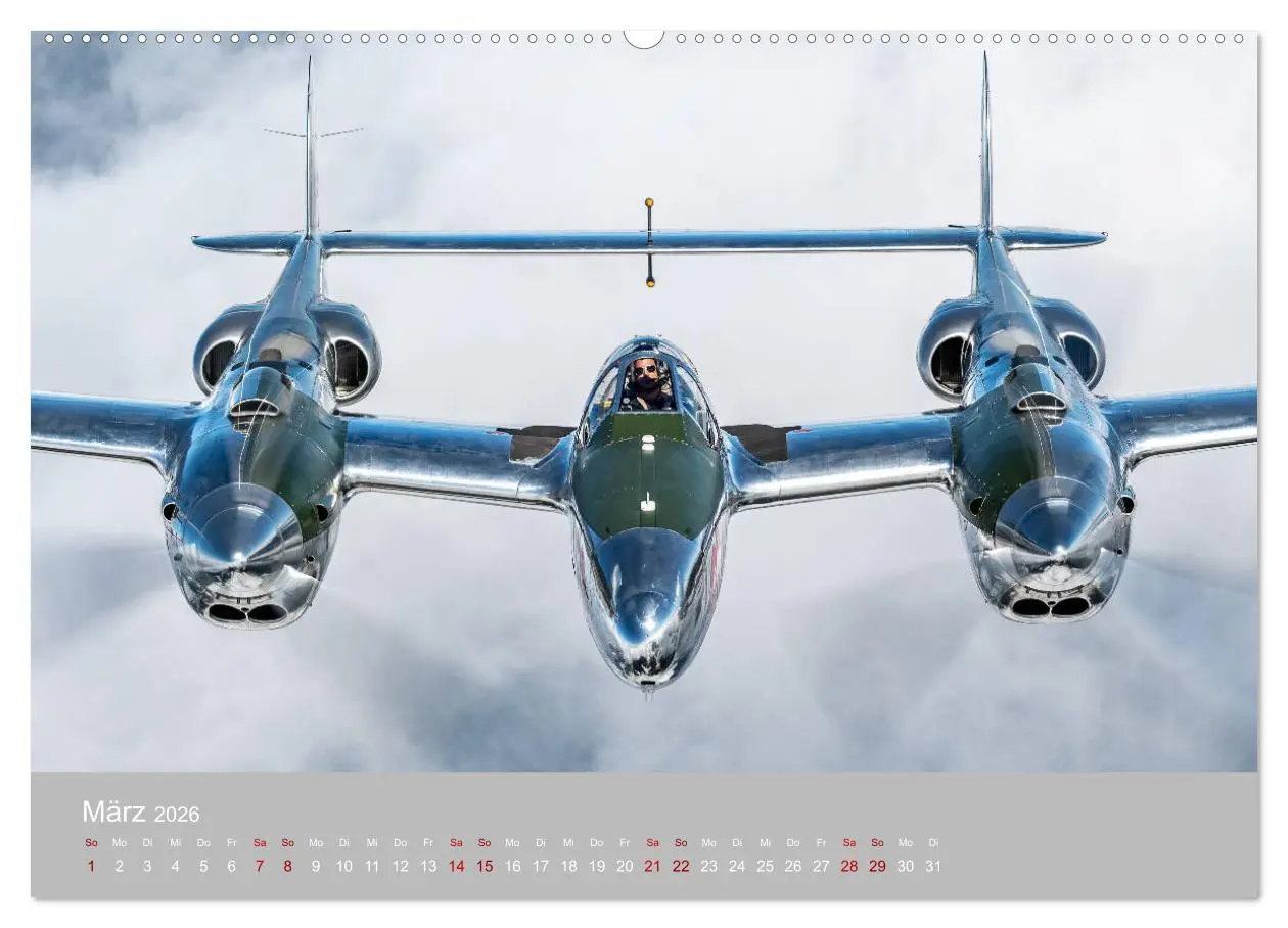Bild: 9783457715642 | Fliegende Legenden - Warbirds (Wandkalender 2026 DIN A2 quer),...