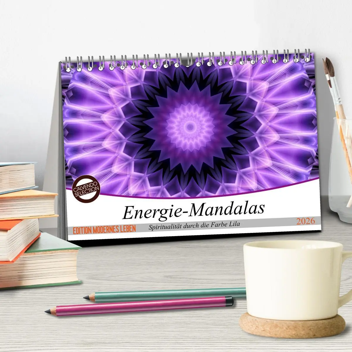 Bild: 9783457885642 | Energie - Mandalas, Spiritualität durch die Farbe Lila...