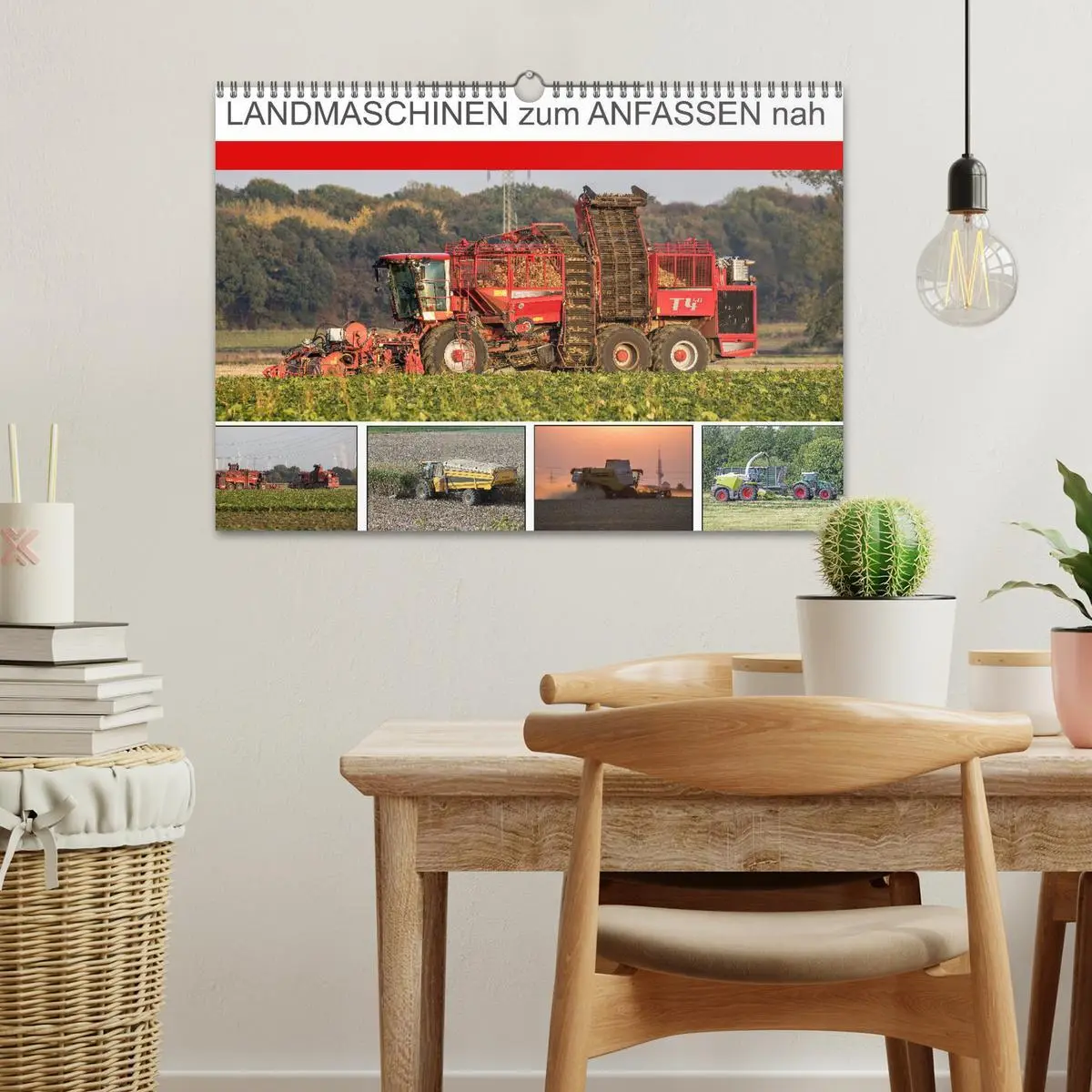 Bild: 9783516045642 | Landmaschinen zum Anfassen nah (Wandkalender 2026 DIN A3 quer),...