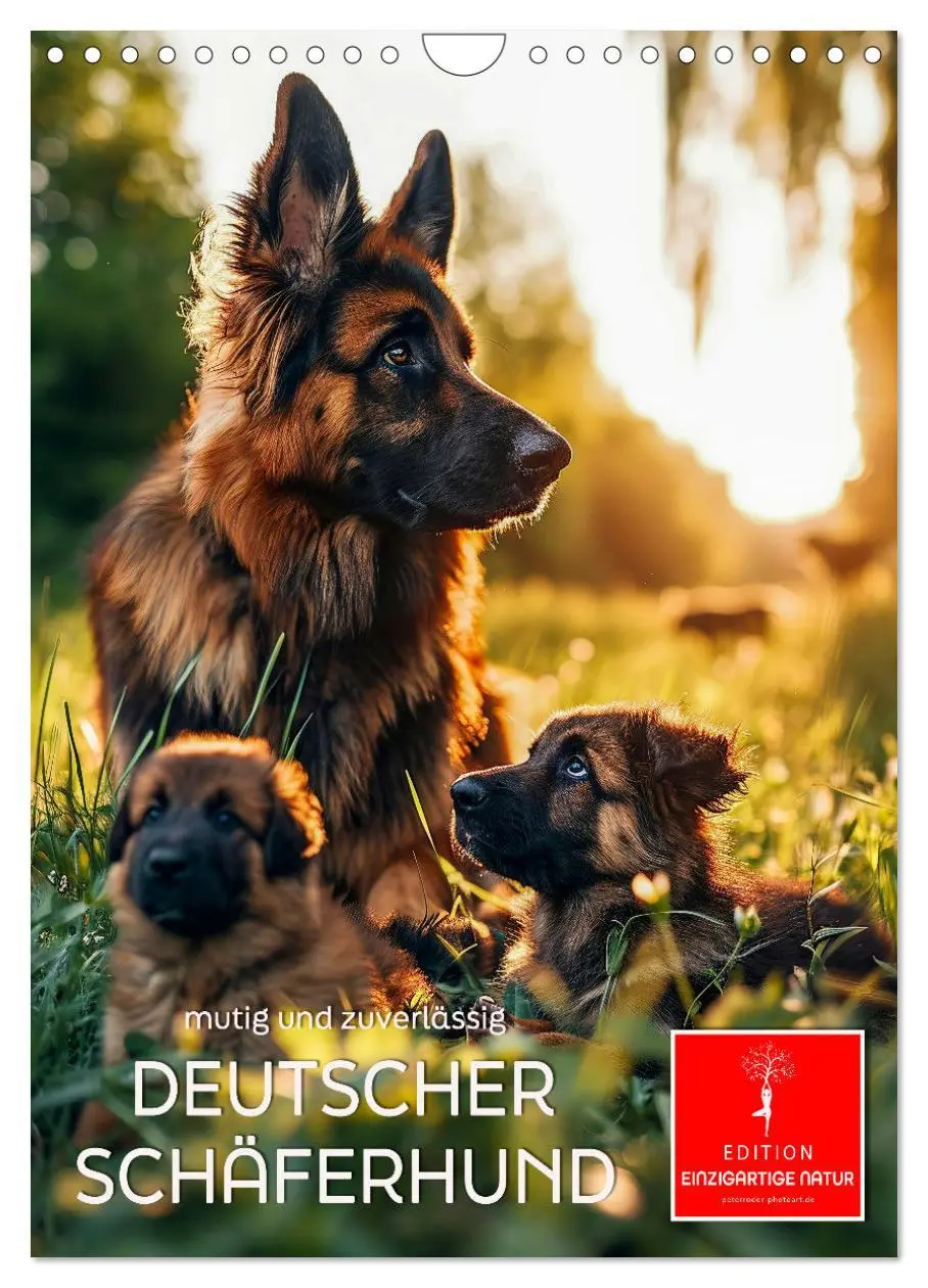 Cover: 9783516285642 | Deutscher Schäferhund - mutig und zuverlässig (Wandkalender 2026...