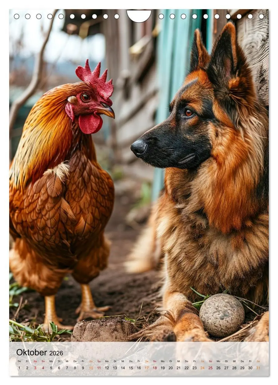 Bild: 9783516285642 | Deutscher Schäferhund - mutig und zuverlässig (Wandkalender 2026...