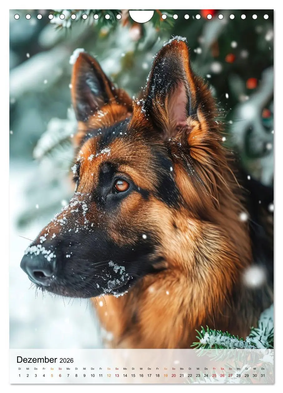 Bild: 9783516285642 | Deutscher Schäferhund - mutig und zuverlässig (Wandkalender 2026...