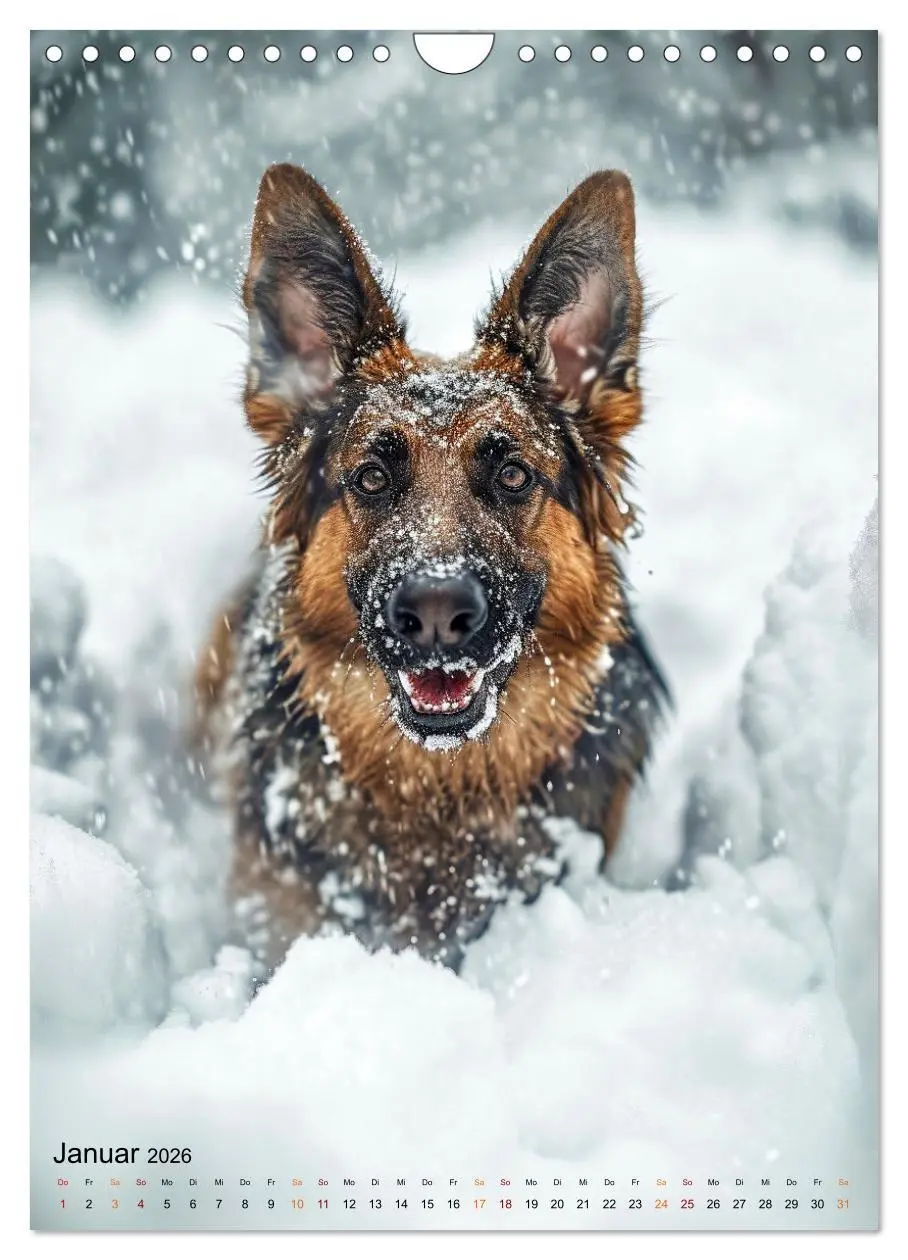 Bild: 9783516285642 | Deutscher Schäferhund - mutig und zuverlässig (Wandkalender 2026...