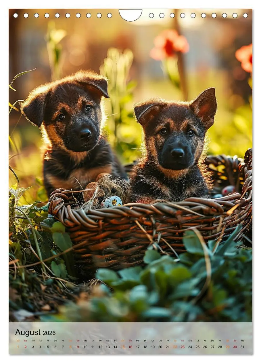 Bild: 9783516285642 | Deutscher Schäferhund - mutig und zuverlässig (Wandkalender 2026...