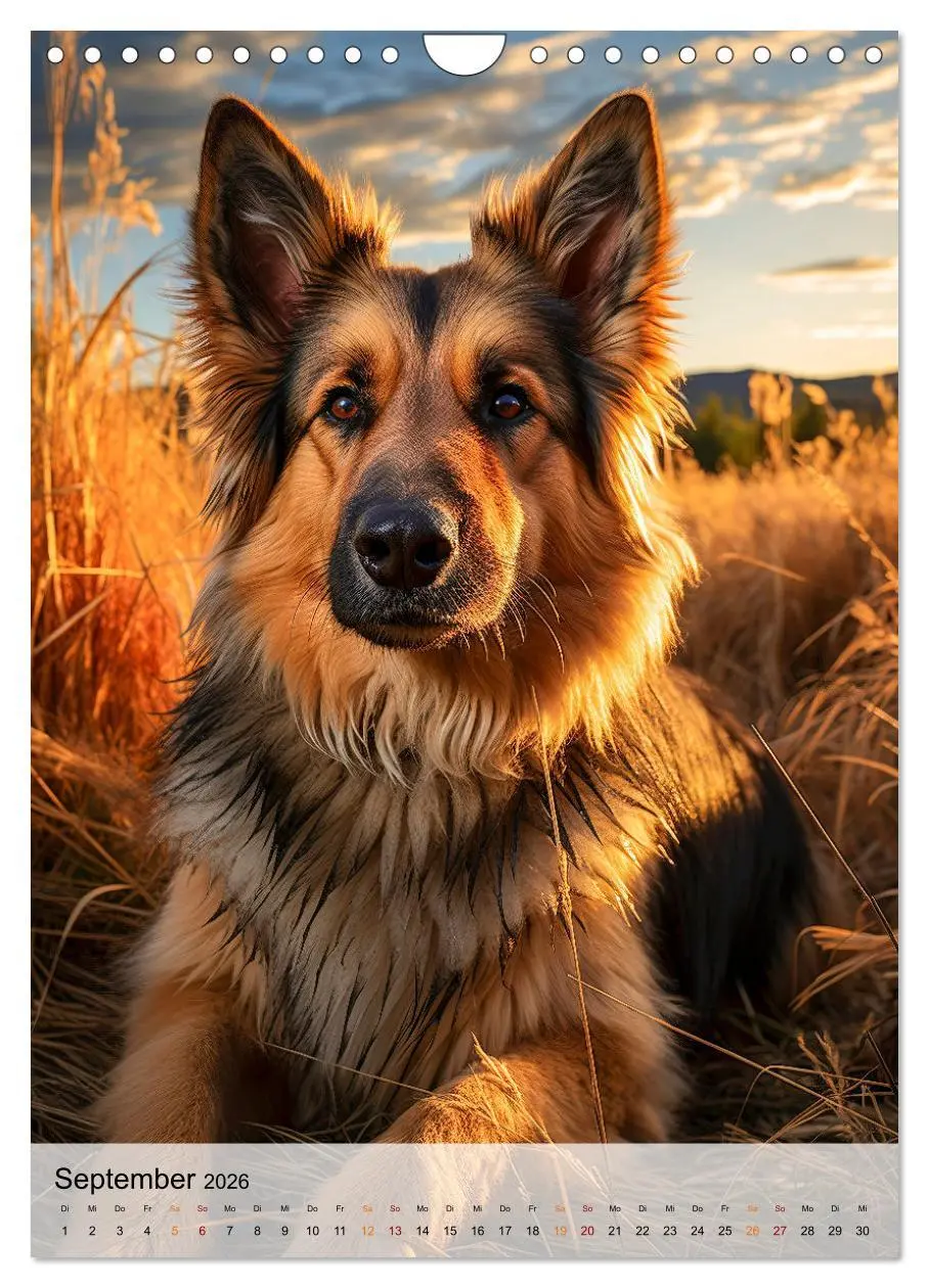 Bild: 9783516285642 | Deutscher Schäferhund - mutig und zuverlässig (Wandkalender 2026...