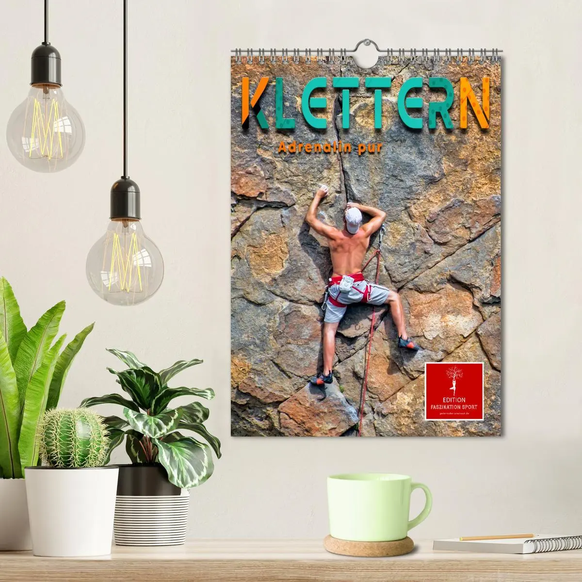 Bild: 9783516355642 | Klettern - Adrenalin pur (Wandkalender 2026 DIN A4 hoch), CALVENDO...
