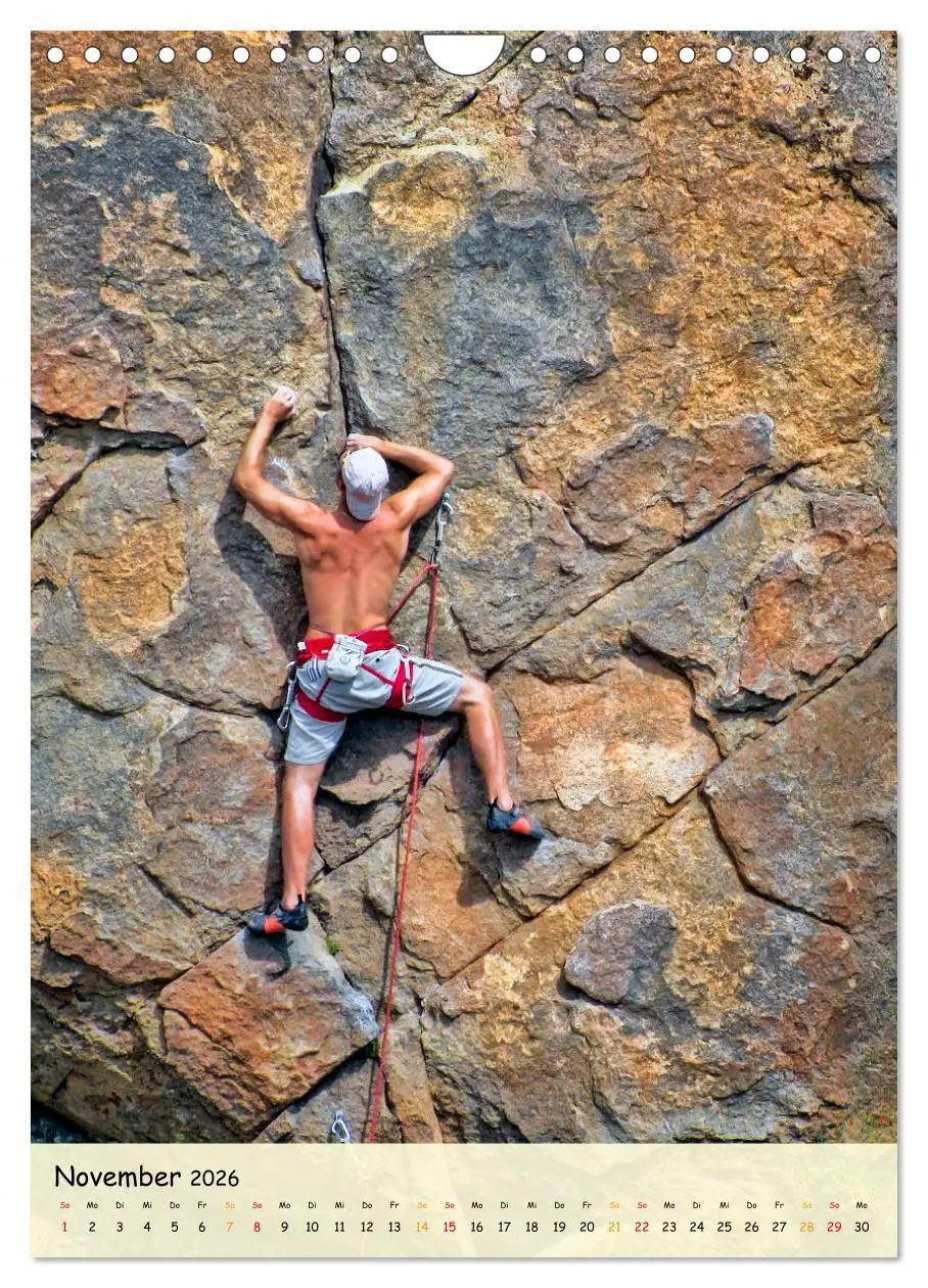 Bild: 9783516355642 | Klettern - Adrenalin pur (Wandkalender 2026 DIN A4 hoch), CALVENDO...