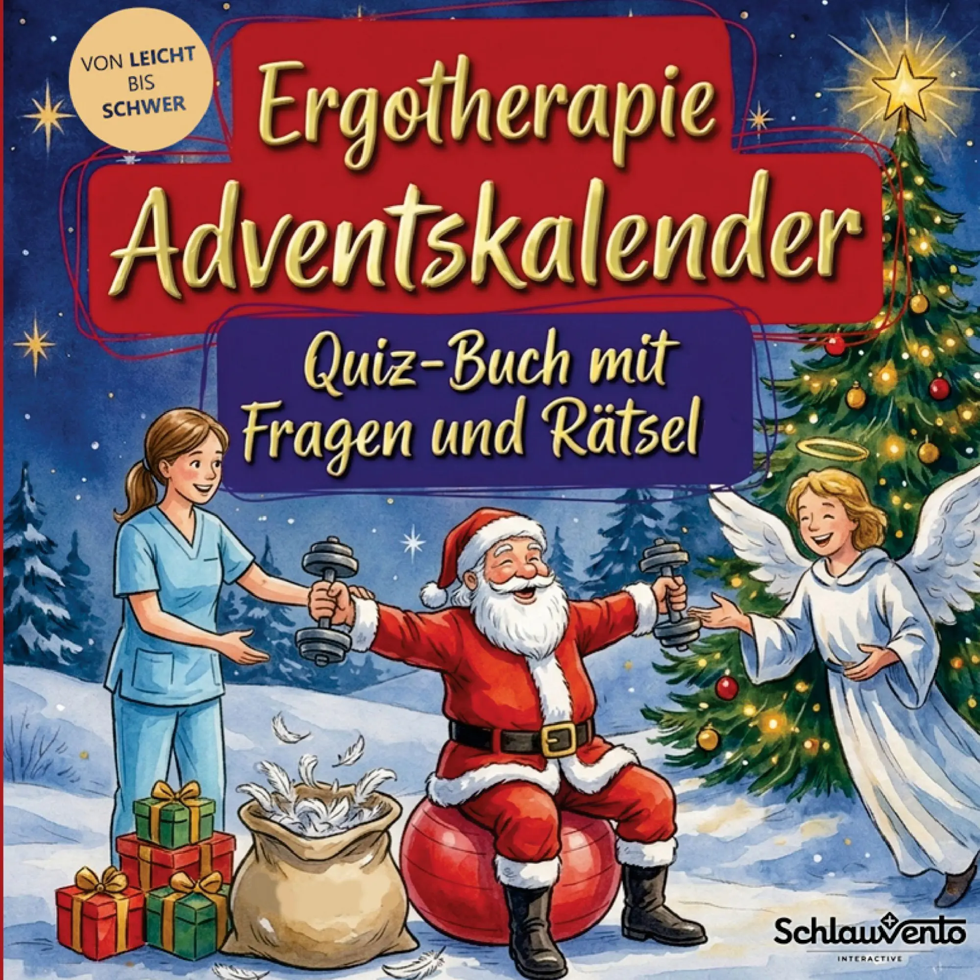 Cover: 9783693195642 | Ergotherapie-Adventskalender: Quiz-Buch mit Fragen und Rätsel | Buch