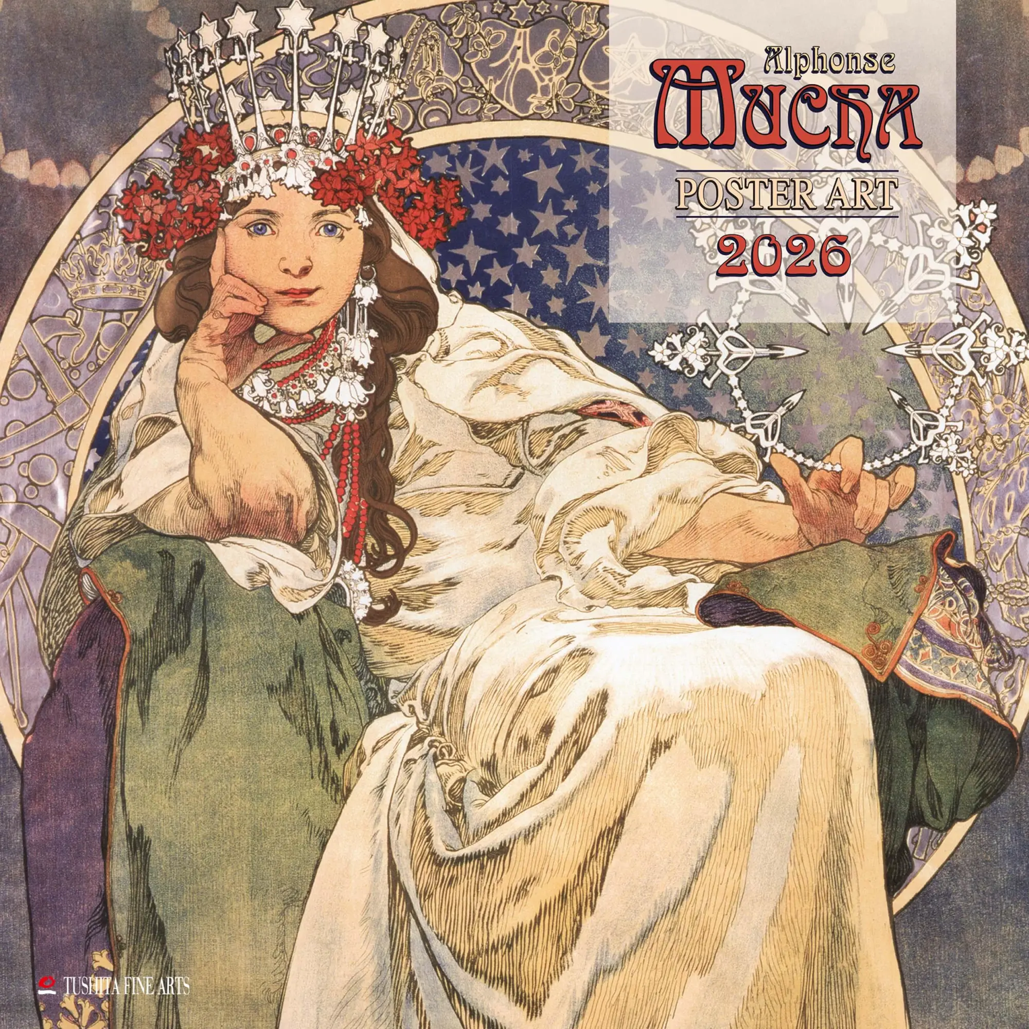 Cover: 9783959295642 | Alphonse Mucha - Poster Art 2026 | Kalender 2026 | Kalender | 28 S.