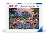 Cover: 4005555005742 | Erwachsenenpuzzle 1000 Teile - Pinke Flamingos | Spiel | 12000574