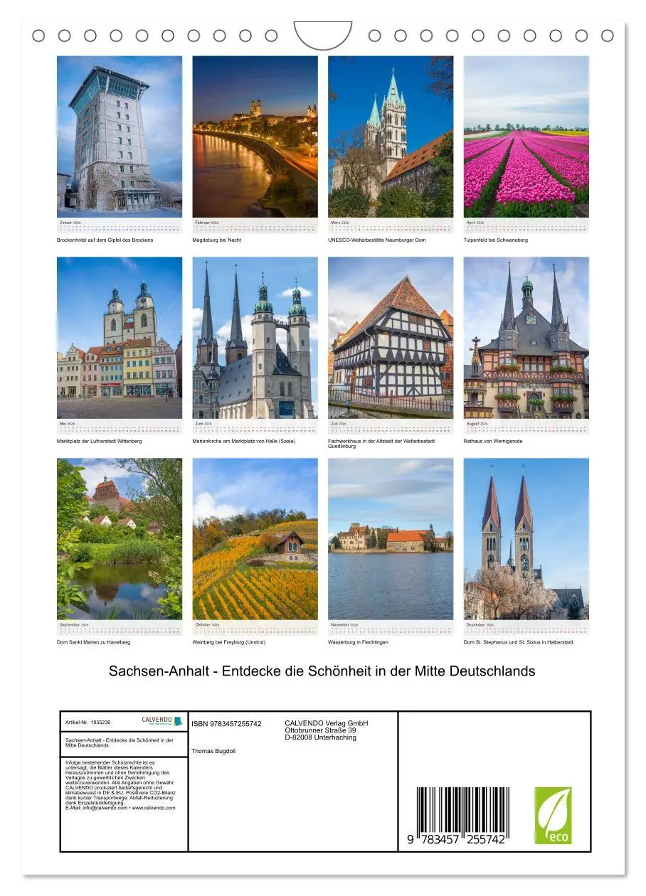 Bild: 9783457255742 | Sachsen-Anhalt - Entdecke die Schönheit in der Mitte Deutschlands...