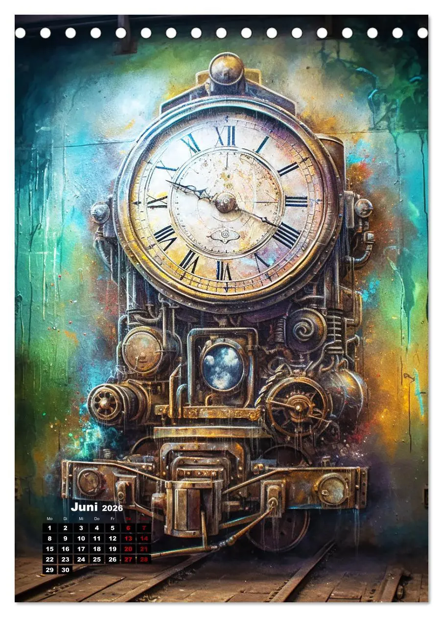 Bild: 9783516275742 | Graffiti Art (Tischkalender 2026 DIN A5 hoch), CALVENDO Monatskalender