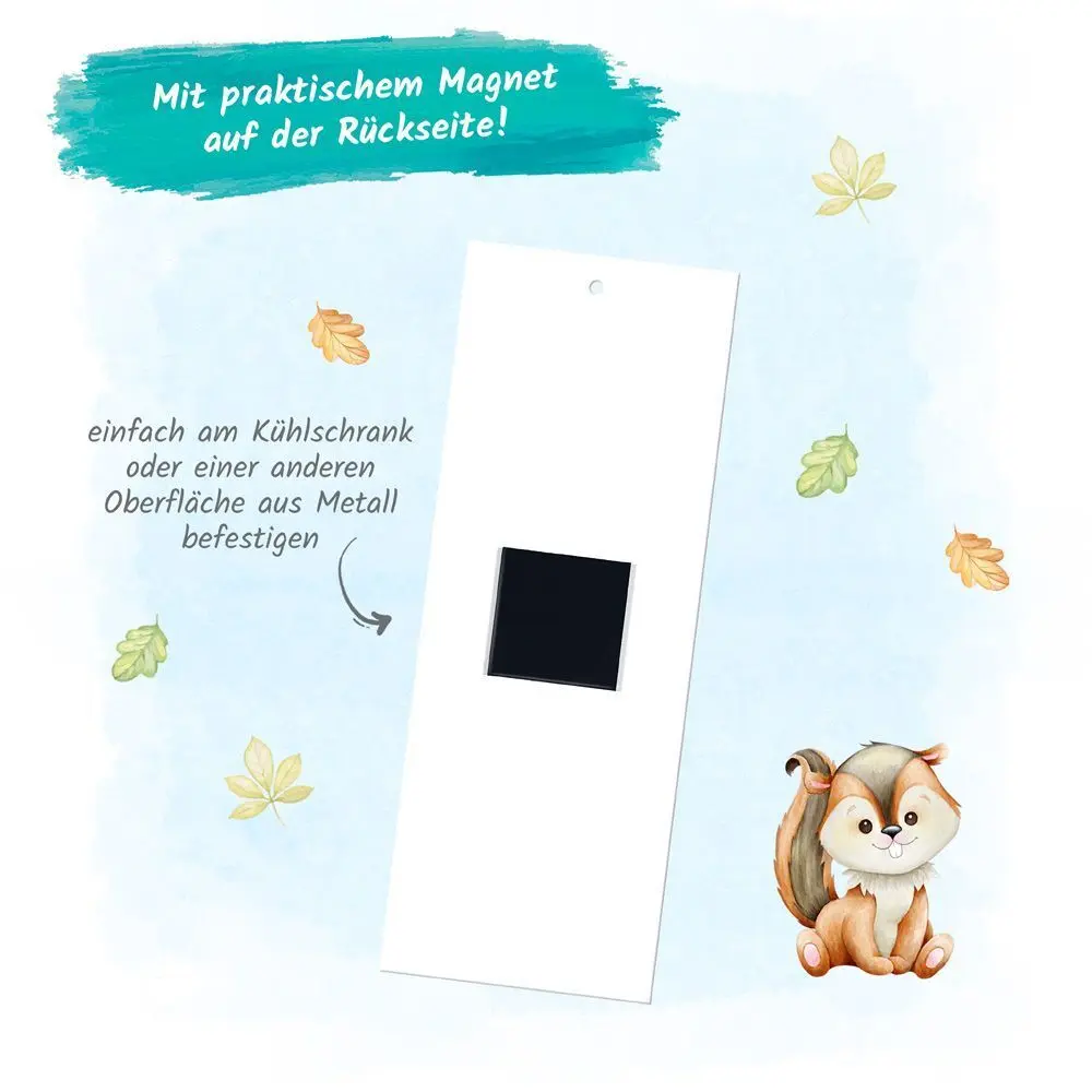 Bild: 4251901505842 | Trötsch Notizblock mit Stift und Magnet Waldfreunde | Co.KG | 80 S.