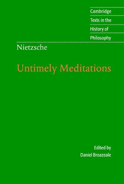 Cover: 9780521585842 | Nietzsche: Untimely Meditations | Friedrich Nietzsche | Taschenbuch