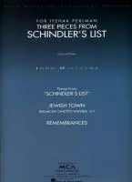 Cover: 9780793535842 | 3 Pieces From Schindler's List | for violin and Piano | J. Williams