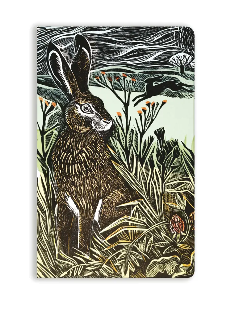 Premium Softcover Notizbuch: Angela Harding, Versteckter Hase - Neuware