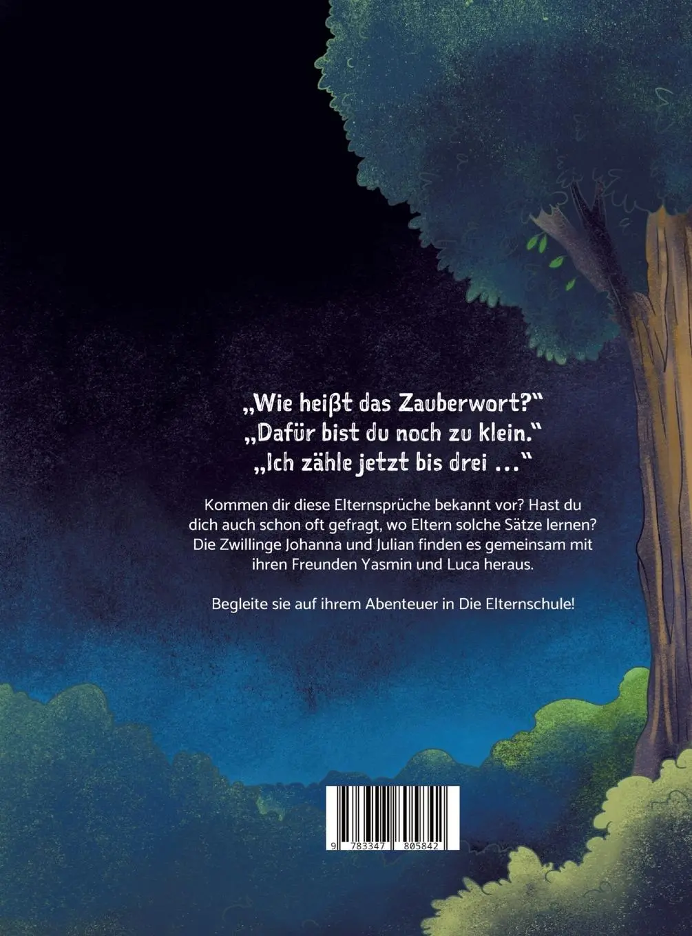 Rückseite: 9783347805842 | Die Elternschule | Eine Abenteuergeschichte | Martin Meyer (u. a.)