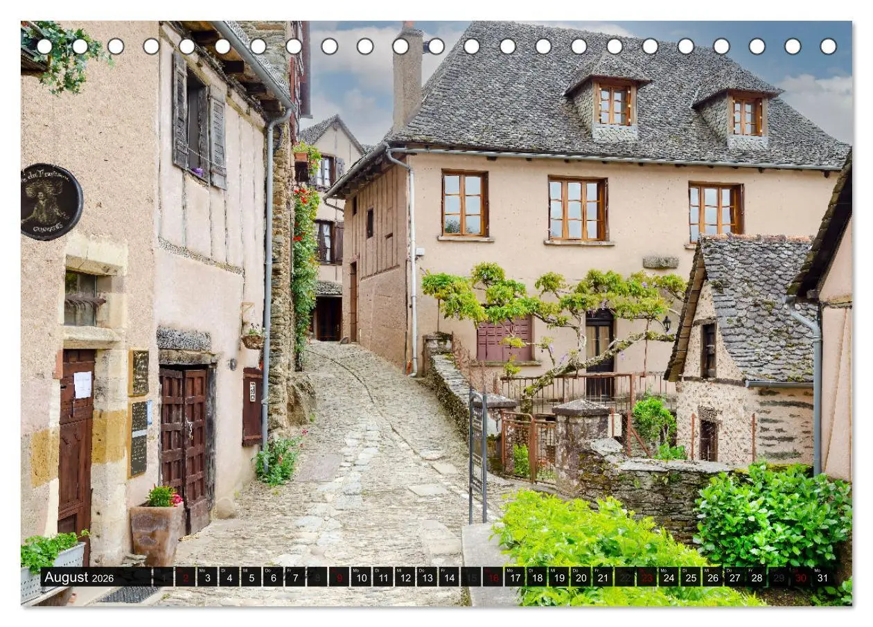 Bild: 9783457485842 | Conques ist eine wichtige Station am französischen Jakobsweg...