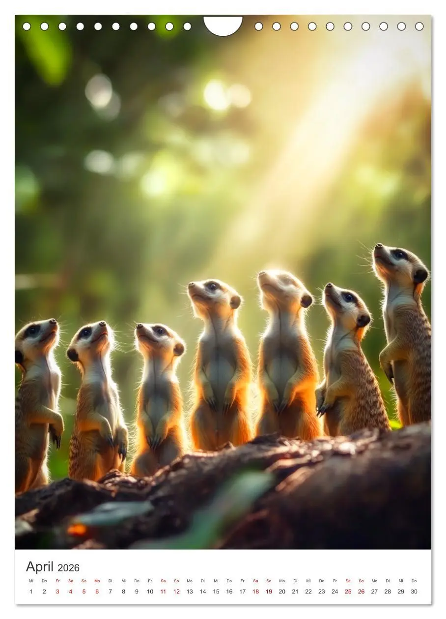 Bild: 9783457625842 | Wachsam, witzig, wunderbar! - Magische Momente mit Erdmännchen...
