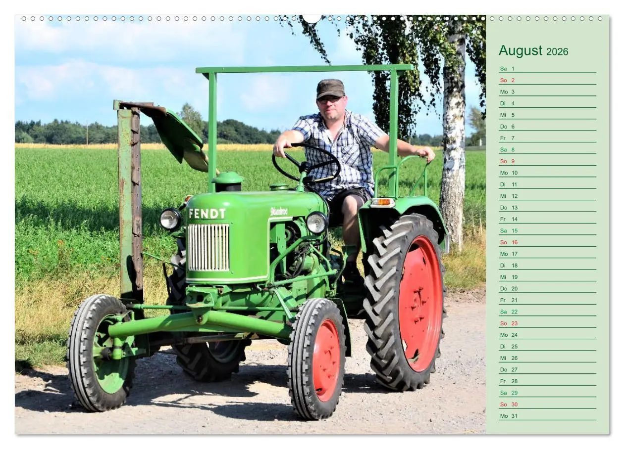Bild: 9783457935842 | Oldtimer-Trecker on Tour (Wandkalender 2026 DIN A2 quer), CALVENDO...