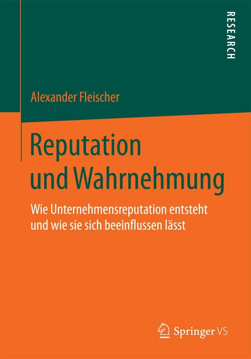 Cover: 9783658075842 | Reputation und Wahrnehmung | Alexander Fleischer | Taschenbuch | xv