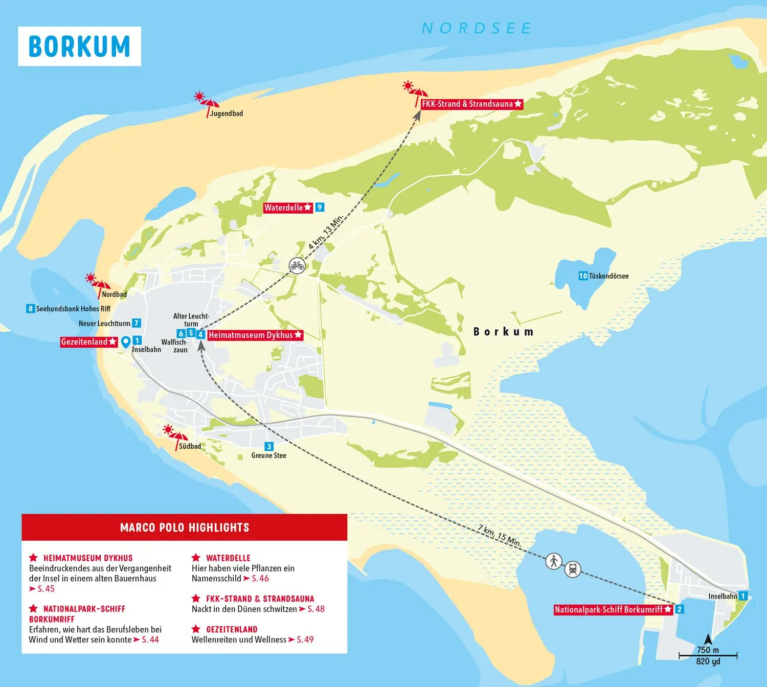 Bild: 9783829725842 | MARCO POLO Reiseführer Ostfriesische Inseln, Baltrum, Borkum,...