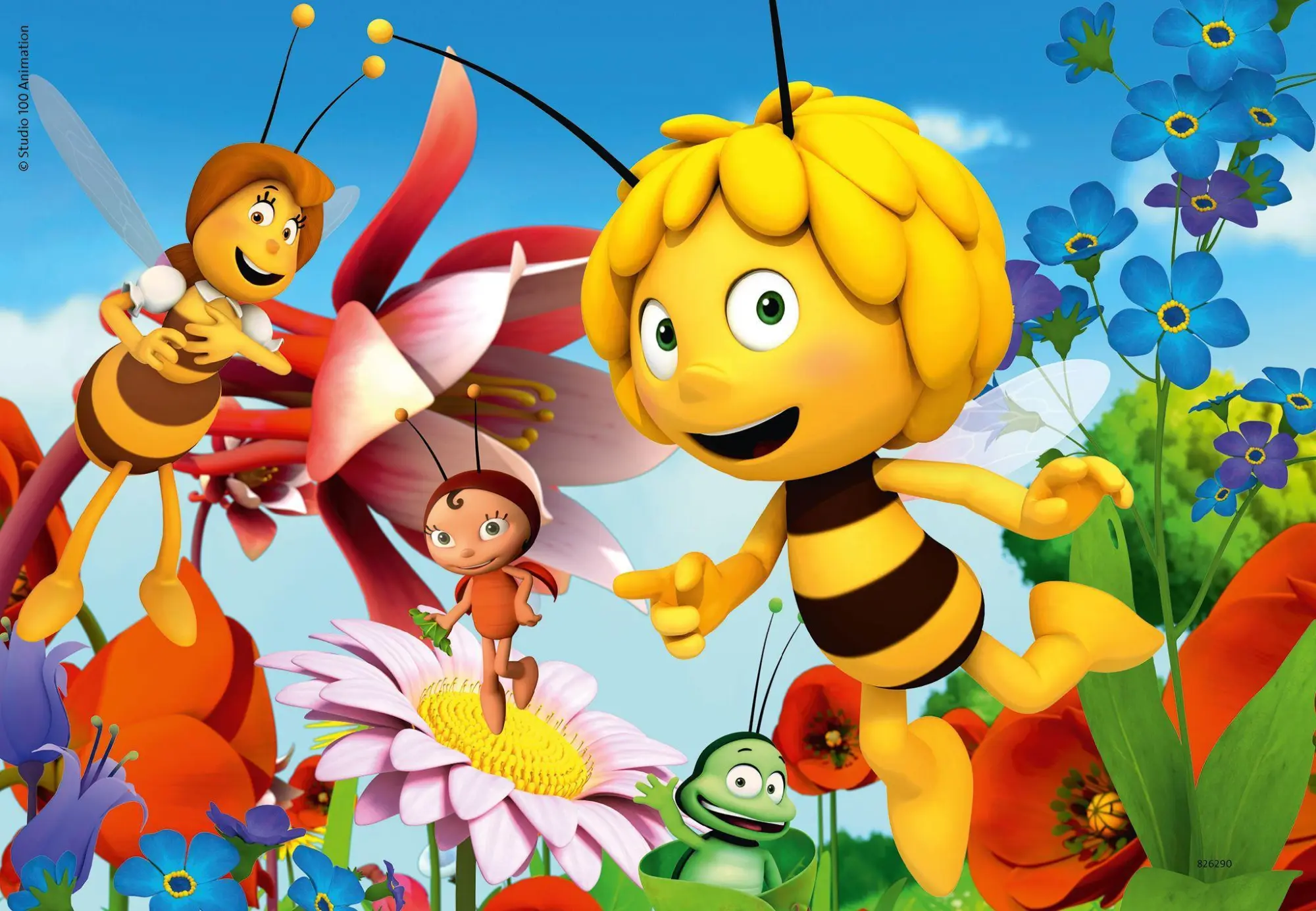 Bild: 4005556075942 | Biene Maja auf der Blumenwiese 2 X 12 Teile | Spiel | 7594 | Deutsch