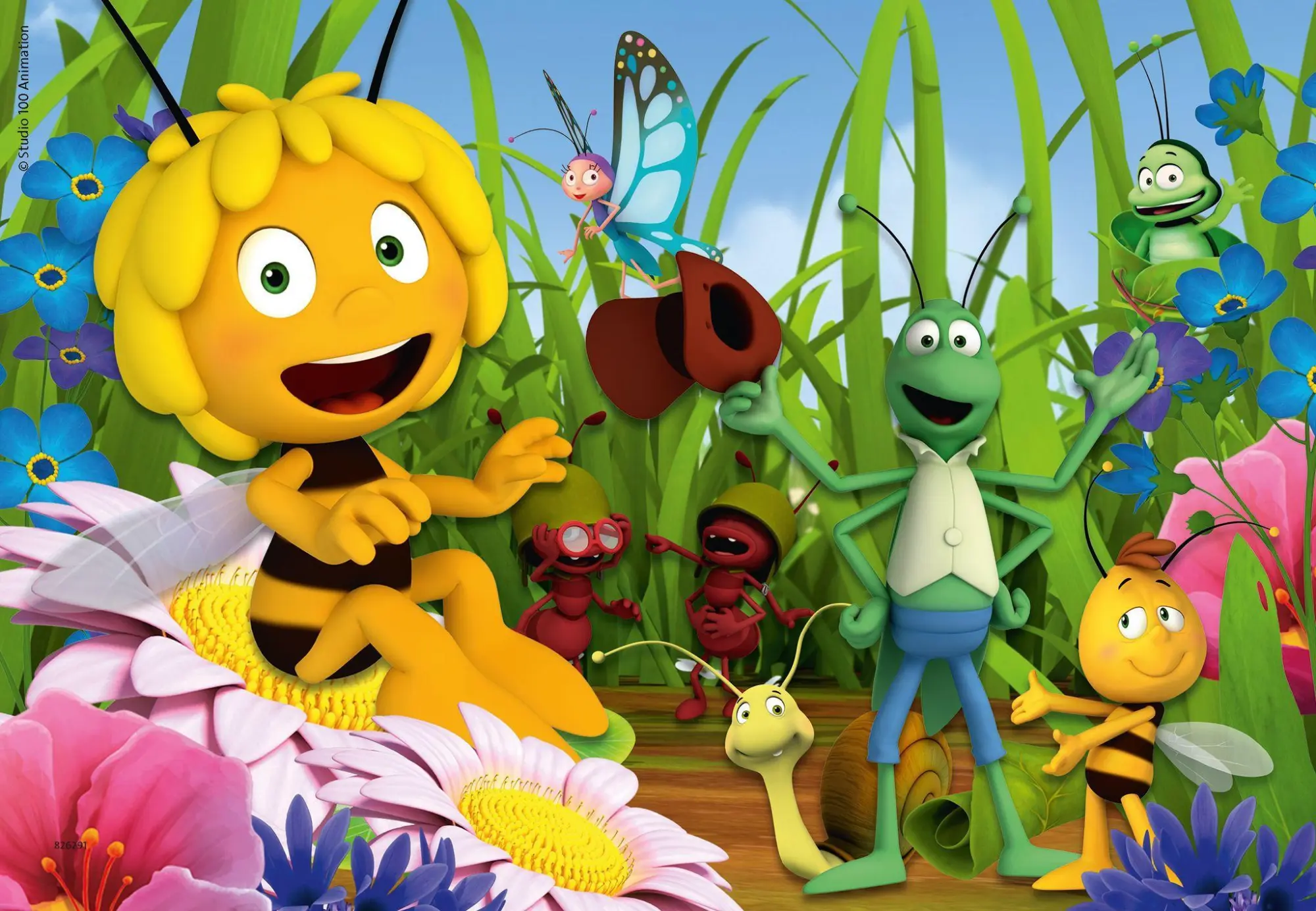 Bild: 4005556075942 | Biene Maja auf der Blumenwiese 2 X 12 Teile | Spiel | 7594 | Deutsch
