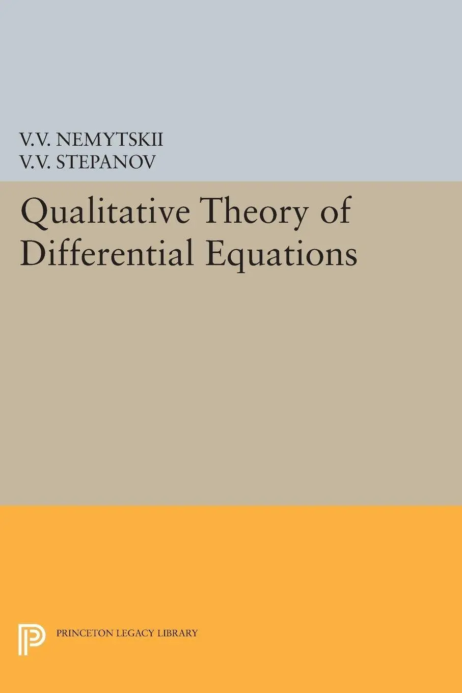 Cover: 9780691625942 | Qualitative Theory of Differential Equations | Nemytskii | Taschenbuch