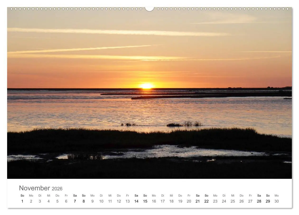 Bild: 9783457785942 | Nordfriesland (Wandkalender 2026 DIN A2 quer), CALVENDO Monatskalender