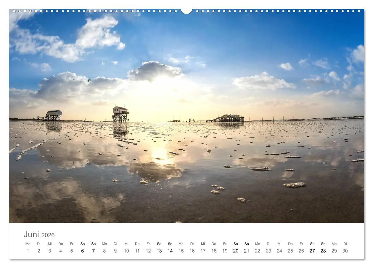 Bild: 9783457785942 | Nordfriesland (Wandkalender 2026 DIN A2 quer), CALVENDO Monatskalender