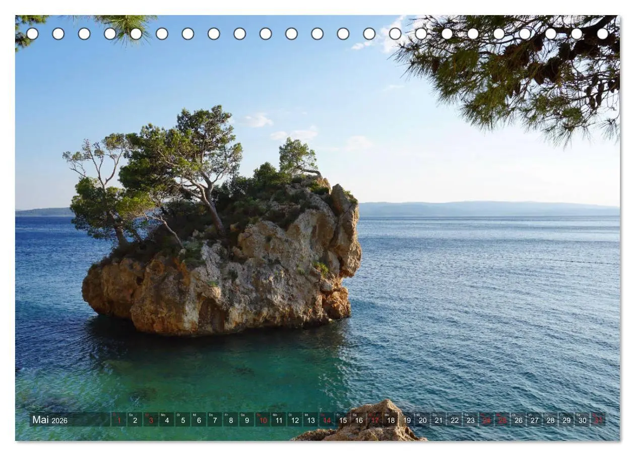 Bild: 9783457925942 | Kroatien - Landschaften am Mittelmeer (Tischkalender 2026 DIN A5...