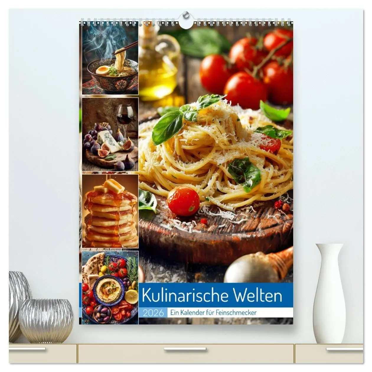 Cover: 9783516705942 | Kulinarische Welten (hochwertiger Premium Wandkalender 2026 DIN A2...