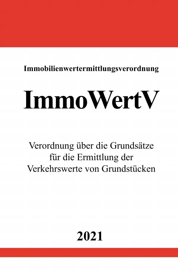 Cover: 9783754925942 | Immobilienwertermittlungsverordnung (ImmoWertV) | Ronny Studier | Buch