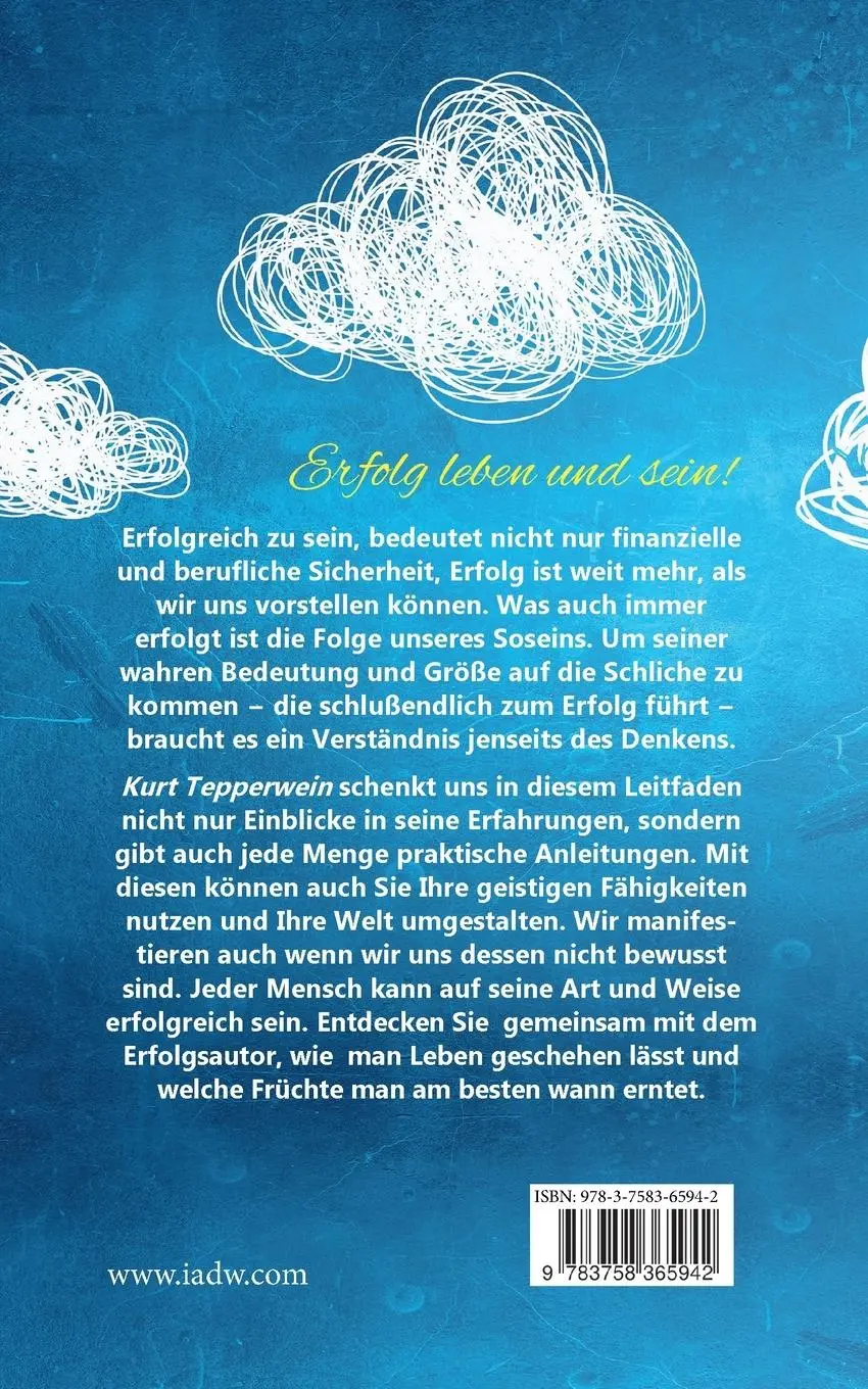 Rückseite: 9783758365942 | Die hohe Schule des Erfolgs | Das 30 -Schritte-Programm | Tepperwein